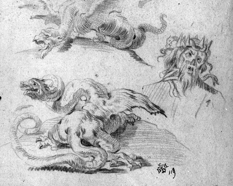 Studies van een draak