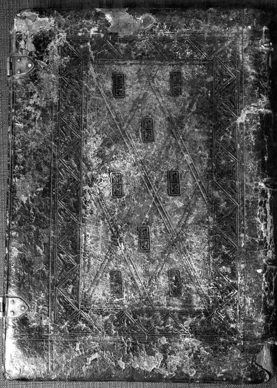Boekband van de "Renteboek van de armen van het ambacht van de tijkwevers en lijnwaadwevers, 1486, voortgezet tot 1753"