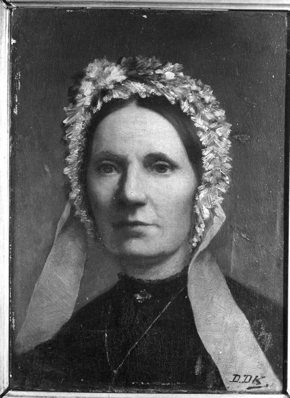 Portret van Maria Lippens, echtgenote van Jacobus Johannes De Keghel