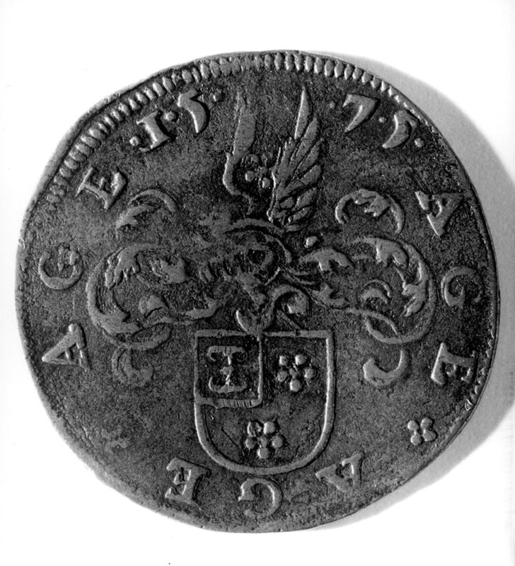 Huwelijkspenning van J.B.Maes en M.Boischotte d'Erps