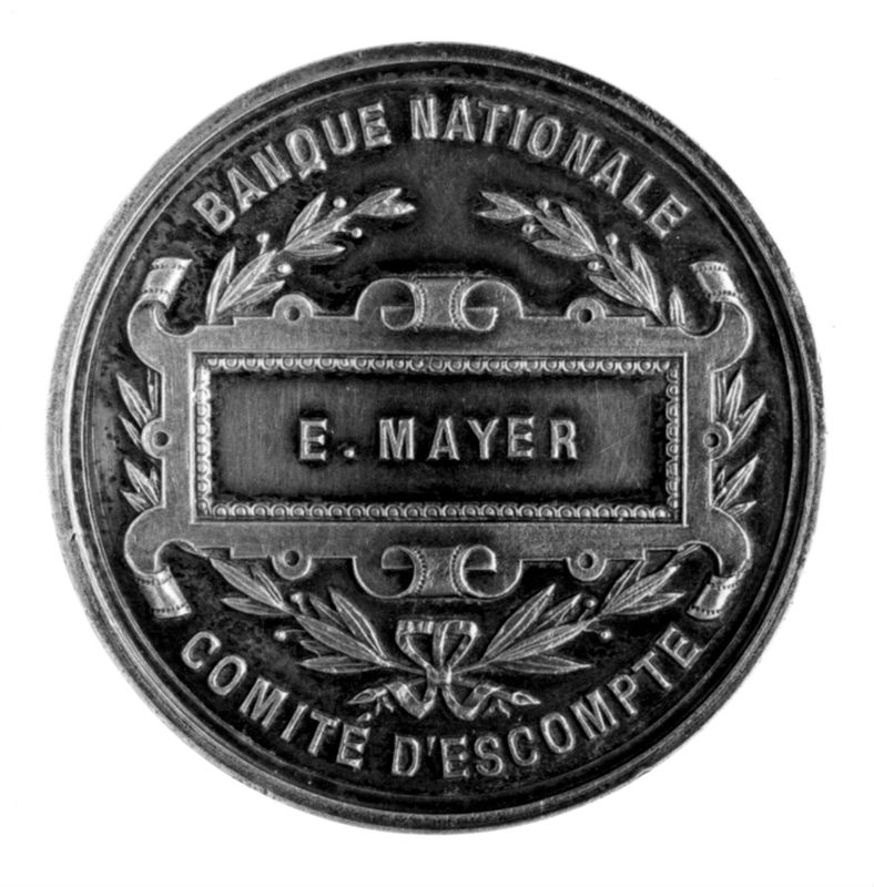 E.Mayer - Comité d'escompte - Banque nationale