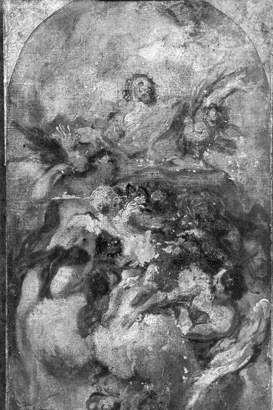 Christus door engelen gedragen