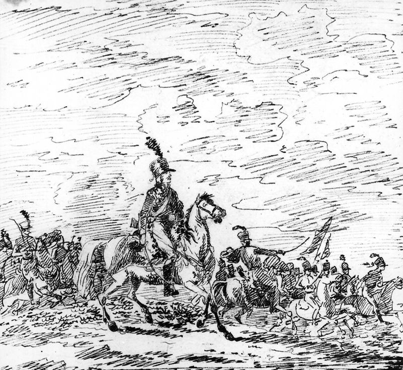 Optrekkende cavalerie