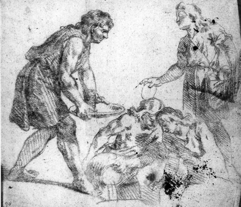 Figuurstudie: vier figuren