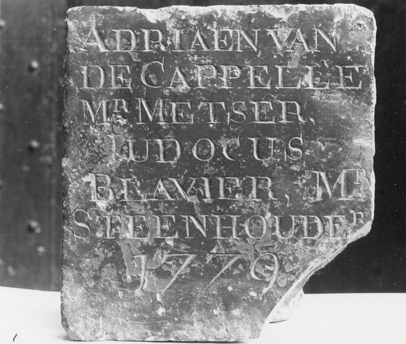 van metser en steenhouwer Adriaan Van de Capelle, Ludocus Blavier