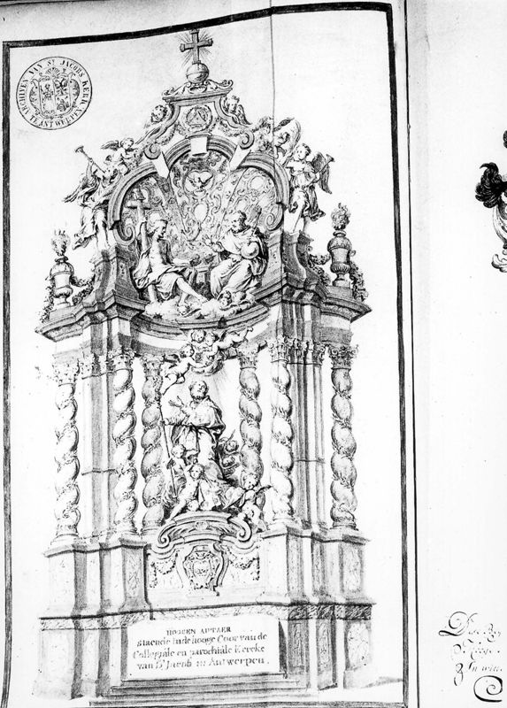 projet[dessin] / Kerk Sint-Jacob[Antwerpen]