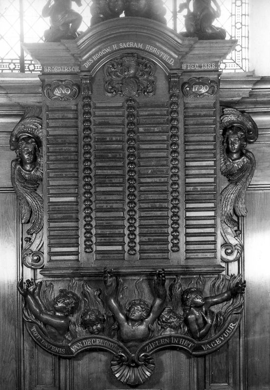 fichier de confrérie[mobilier d'église] / Kerk O.L.Vrouw en Sint-Petrus en Paulus[Waasmunster]