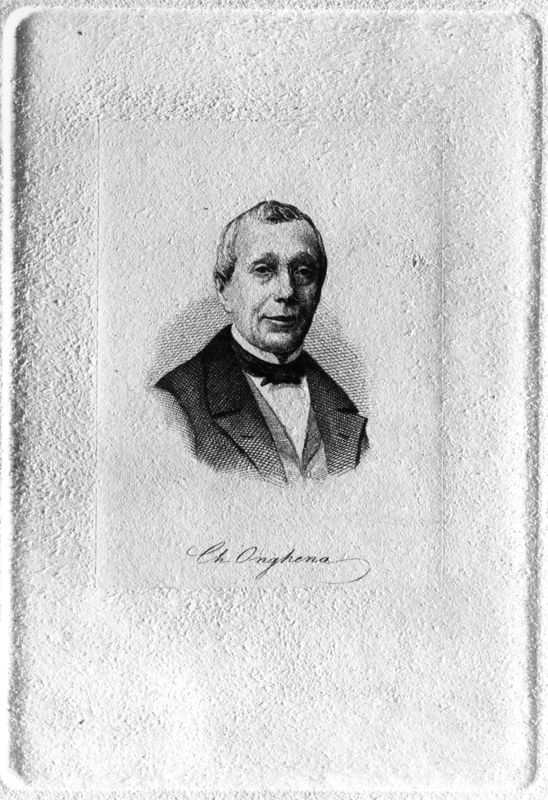 Portret van Ch. Onghena