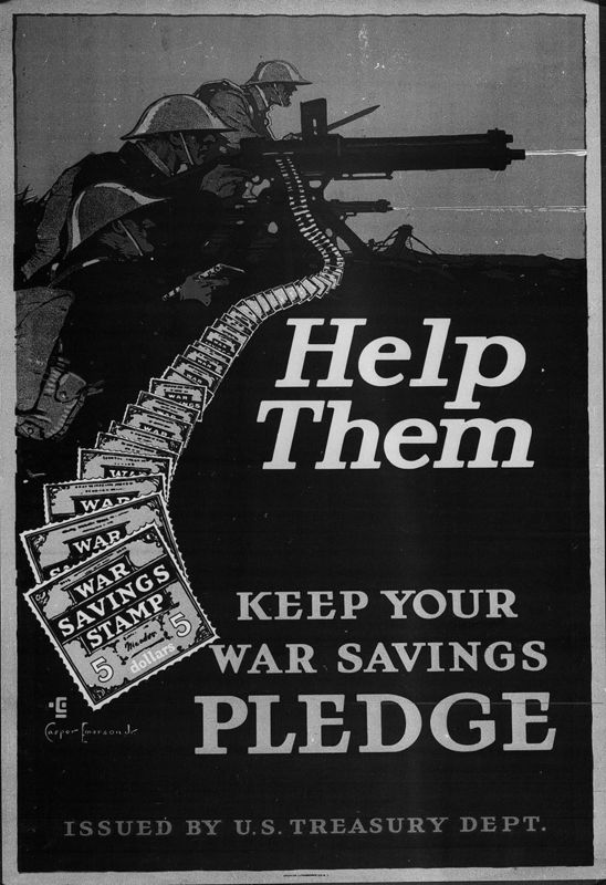 Help them. Keep your war savings pledge
