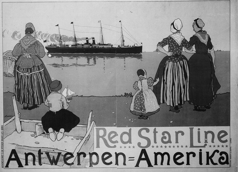 Red Star Line, Antwerpen-Amerika