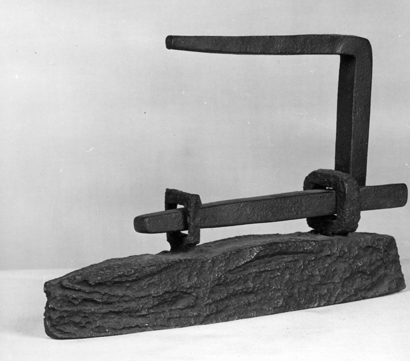 Kleermakersstrijkijzer zgn "Kachelbout"