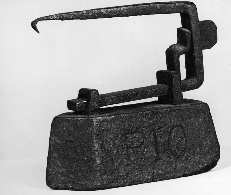 Kleermakersstrijkijzer zgn." Kachelbout"