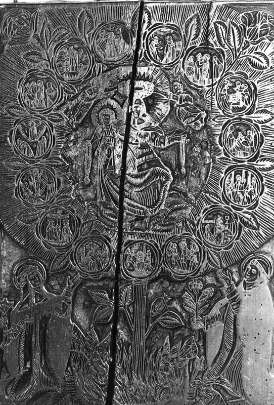 O.L.Vrouw schenkt de rozenkrans aan de H.Catharina in aanwezigheid van de H.Dominicus