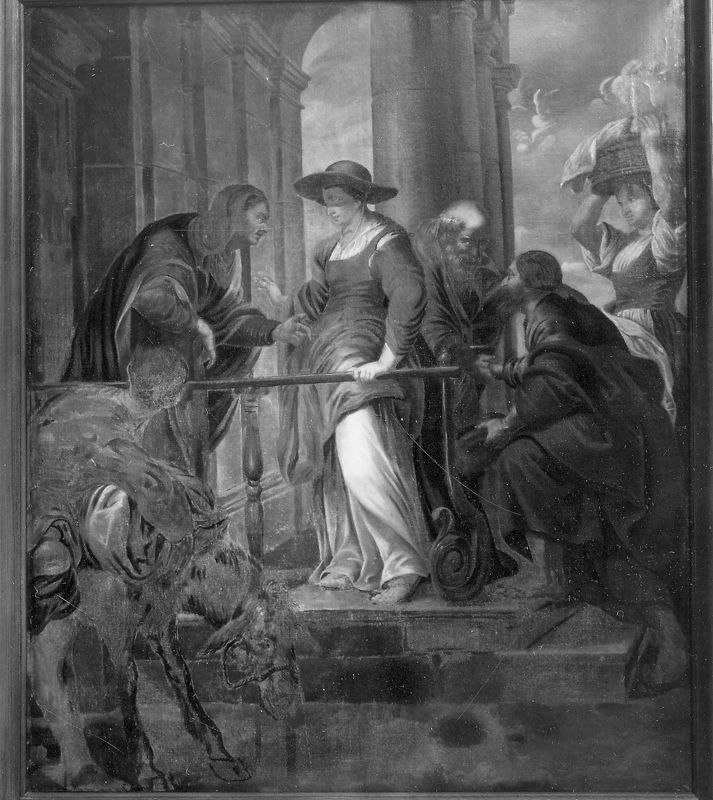 Maria bezoekt haar nicht Elizabeth