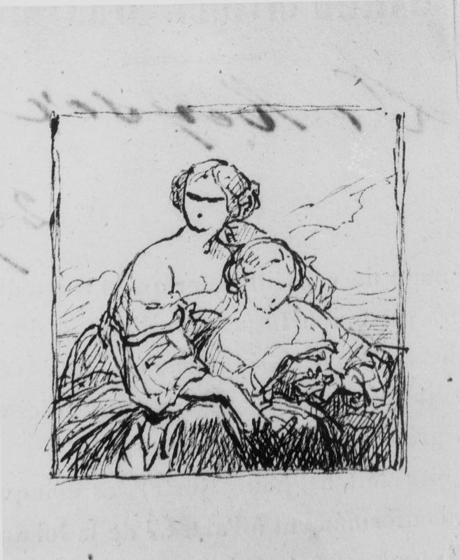 Studie voor 'Les glaneuses' (?)