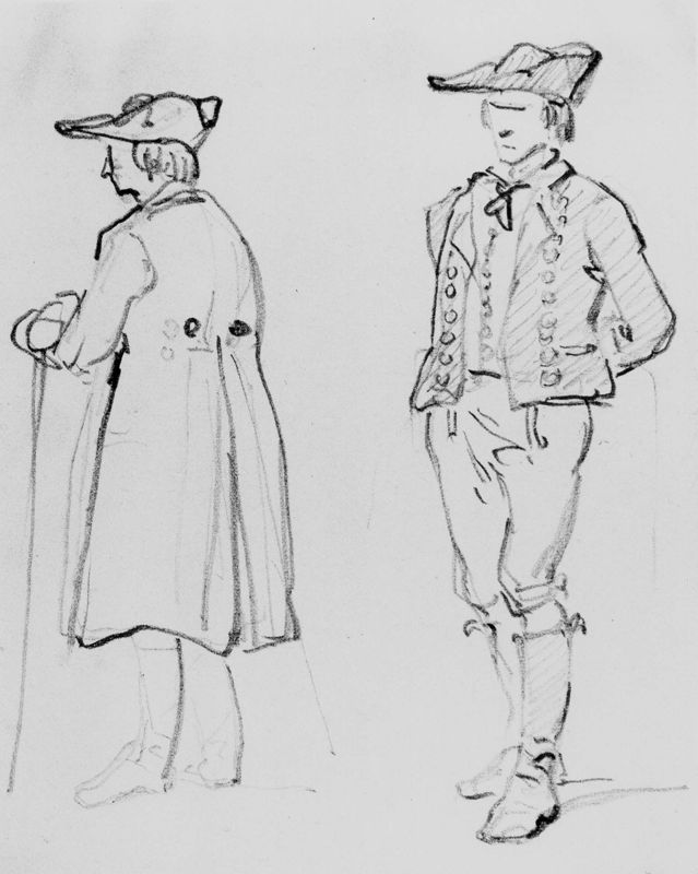 Twee kostuumstudies