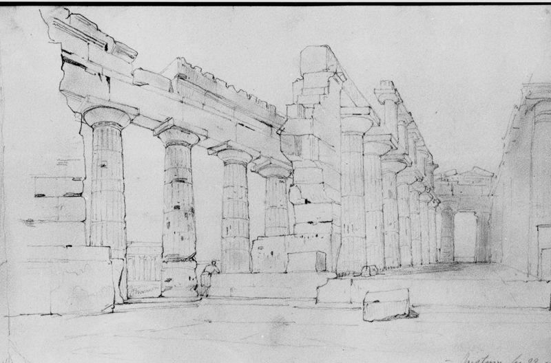 Zicht te Paestum