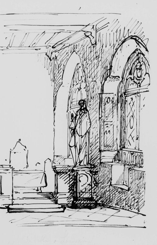 Zicht in het stadhuis te Leuven