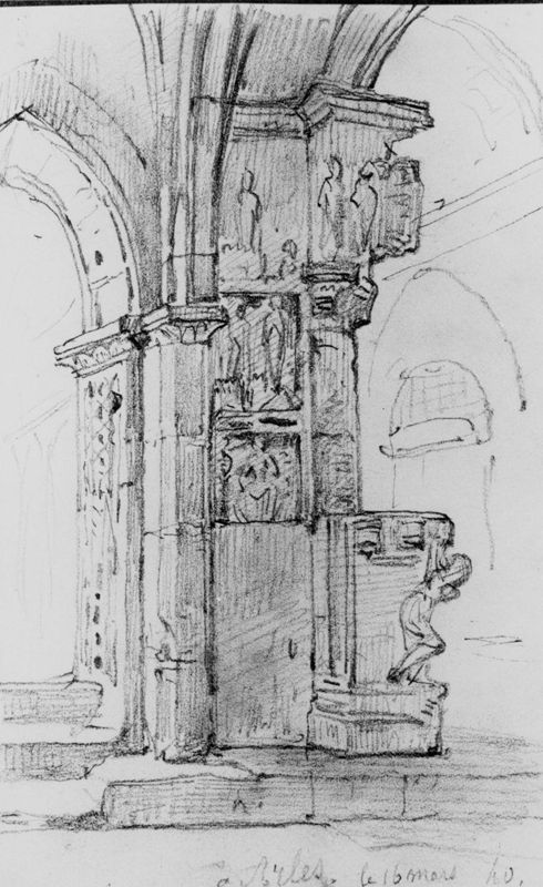 Kerkinterieur te Arles