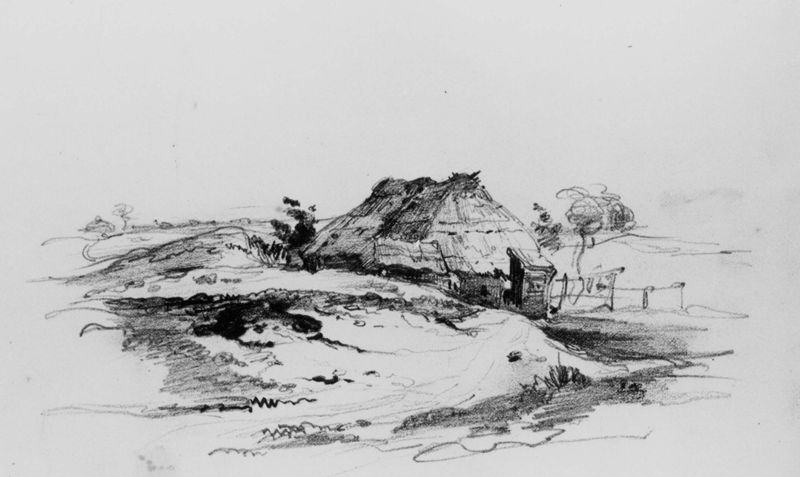 Landschap met hoeve