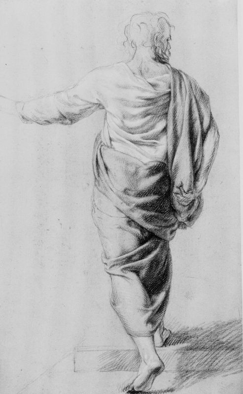 Figuur op rug gezien