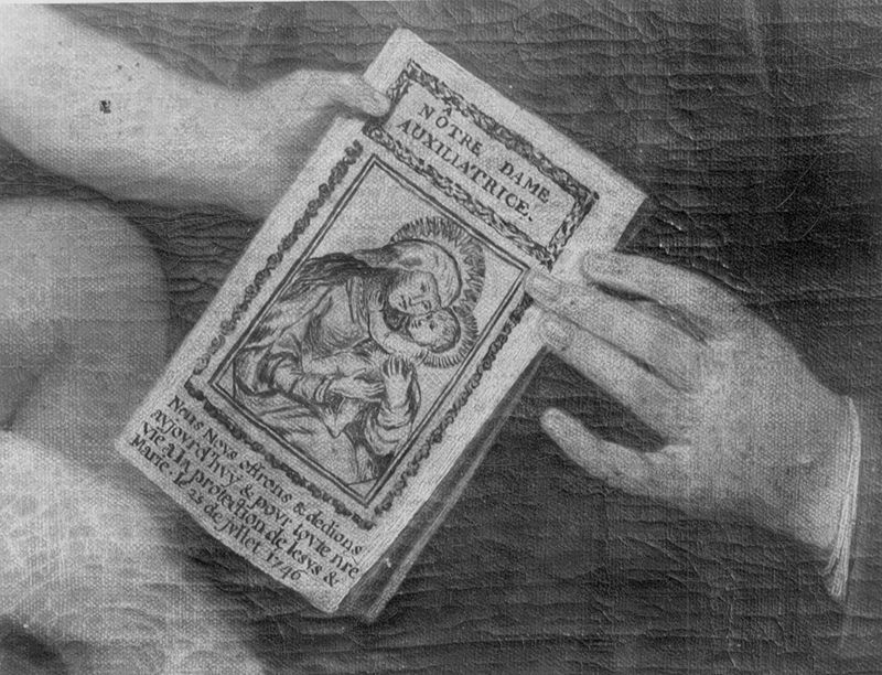 Vierge à l'Enfant en buste, Notre-Dame Auxiliatrice