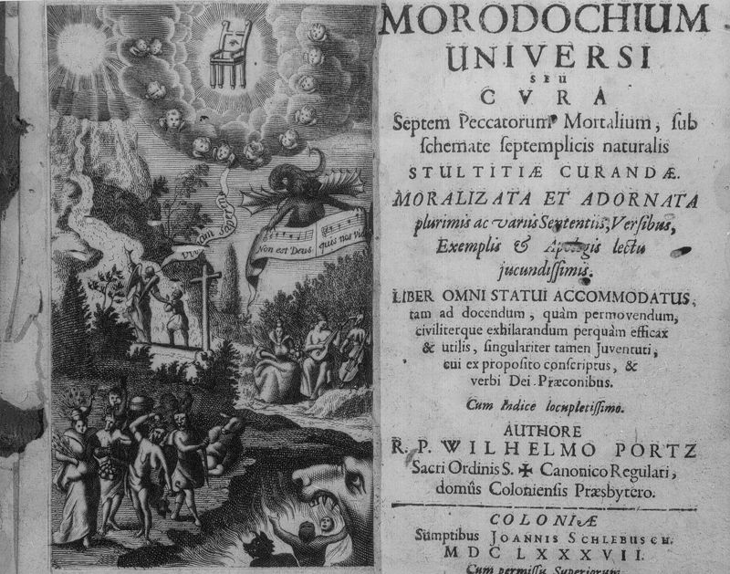 Morodochium universi seu cura Septem Peccatorum Mortalium (R.P. Wilhelmo Portz)
