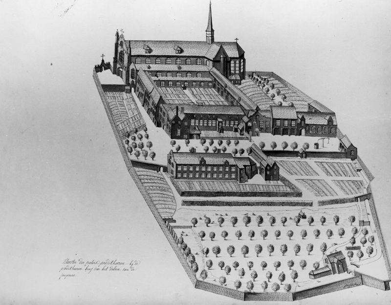 Het klooster der Predikheren te Brugge