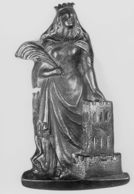 Sainte Barbe (d'une boîte de quête)