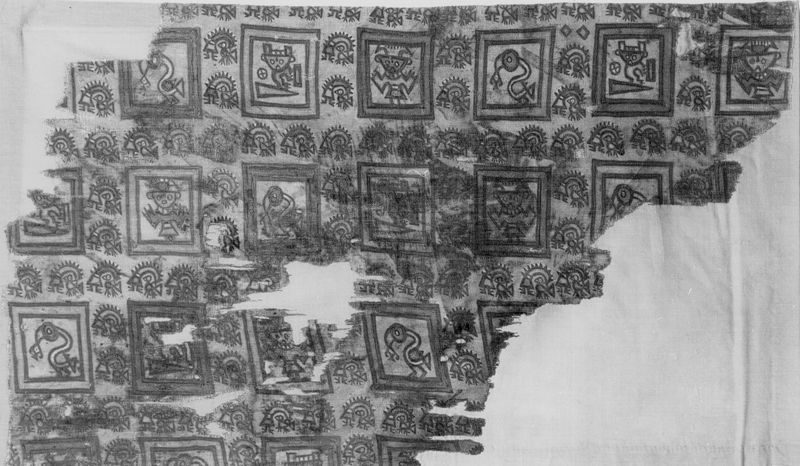 beschilderd textiel