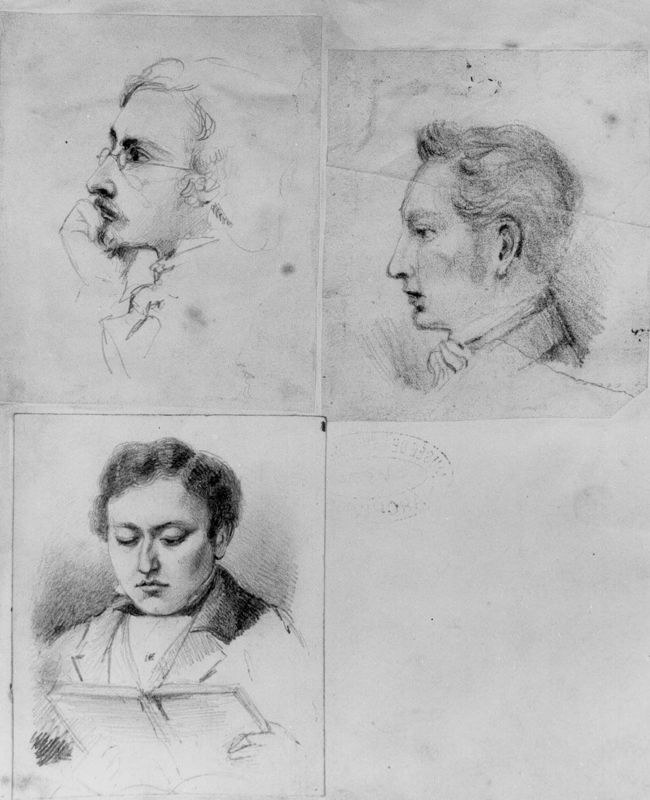 Trois études de visage