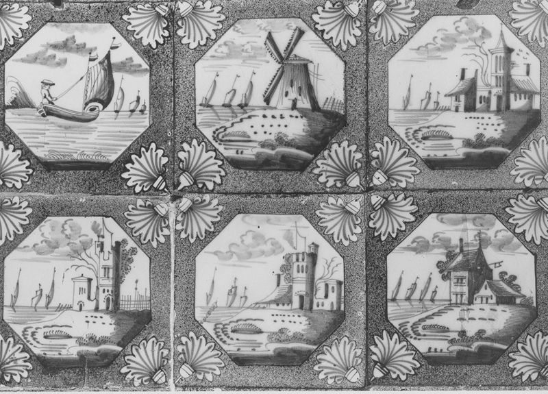 carreau mural / Musée des arts décoratifs de Namur