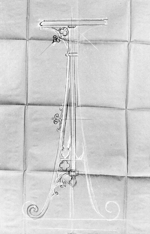 Projet de chandelier néo-gothique
