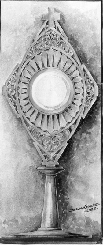 Projet d'ostensoir-monstrance style "déco"