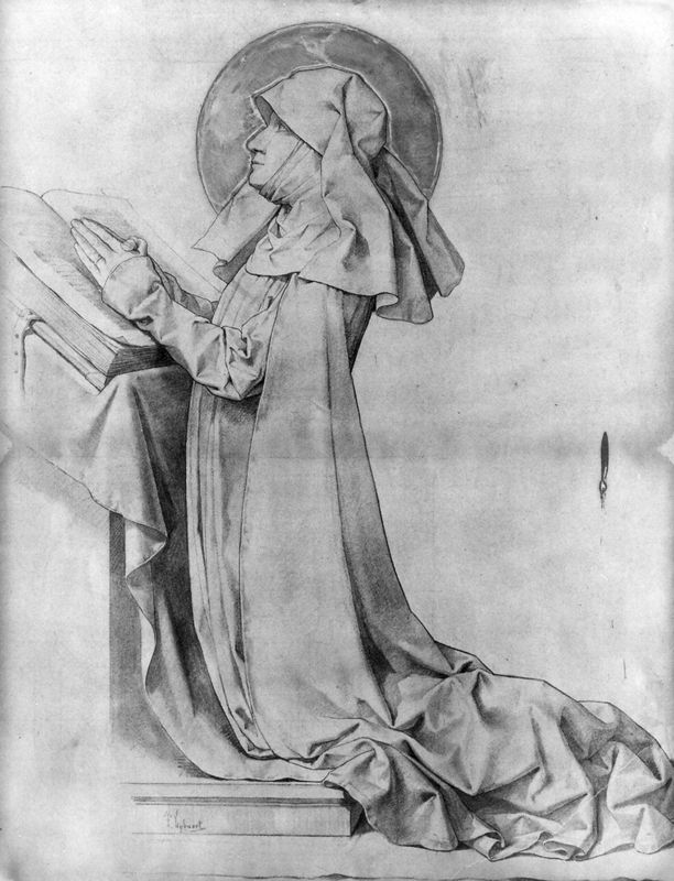 Biddende vrouw