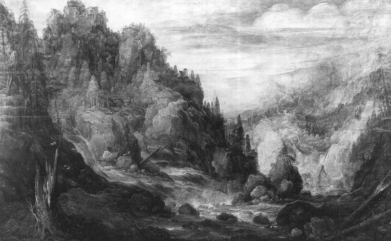 Paysage au torrent