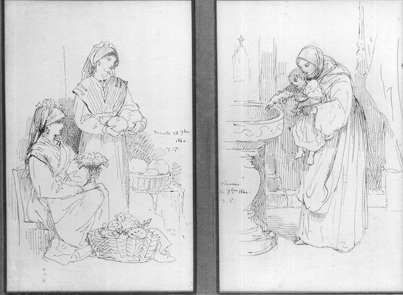 Scène de marché