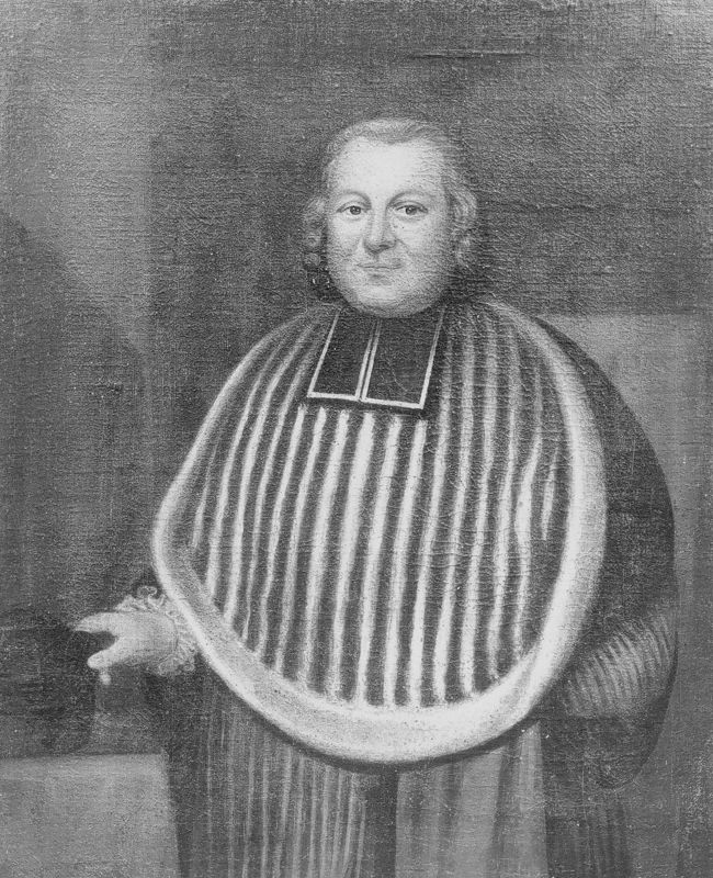 Portrait en buste de Joseph Charles Doucet de Tillier, chanoine de la Collégiale Notre-Dame