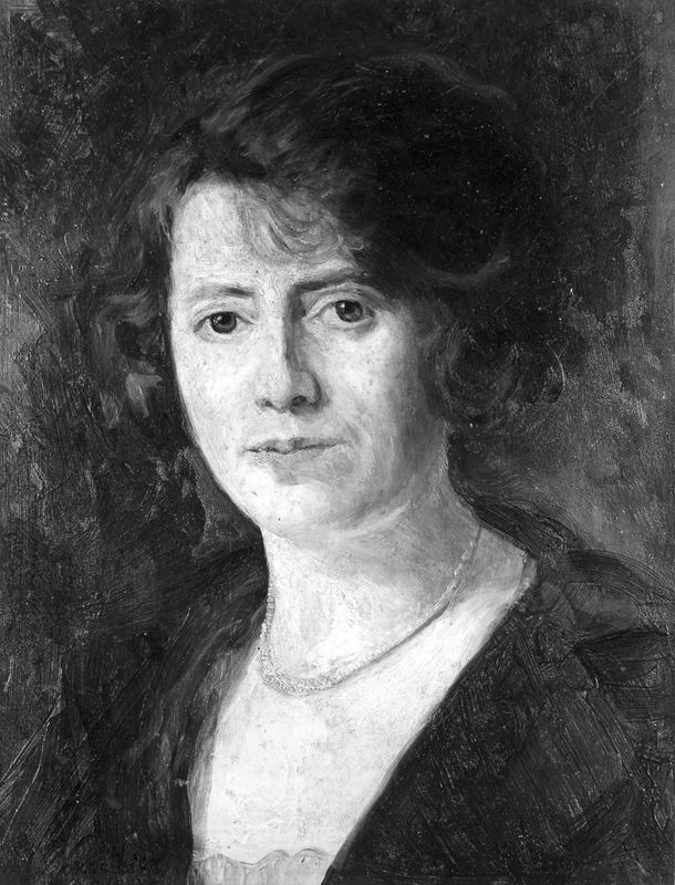 Portret (buste) van mevrouw Henri Merckx
