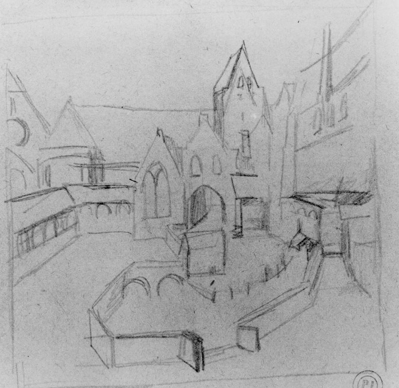 Studie van gebouw