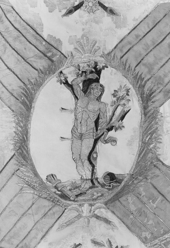 Drapeau de la Franche confrérie de Saint Sébastien