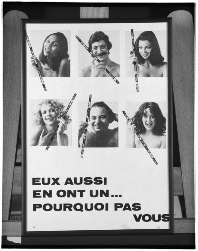 Eux aussi en ont un ...(Les bâtons)(reeks van 6 tekeningen)