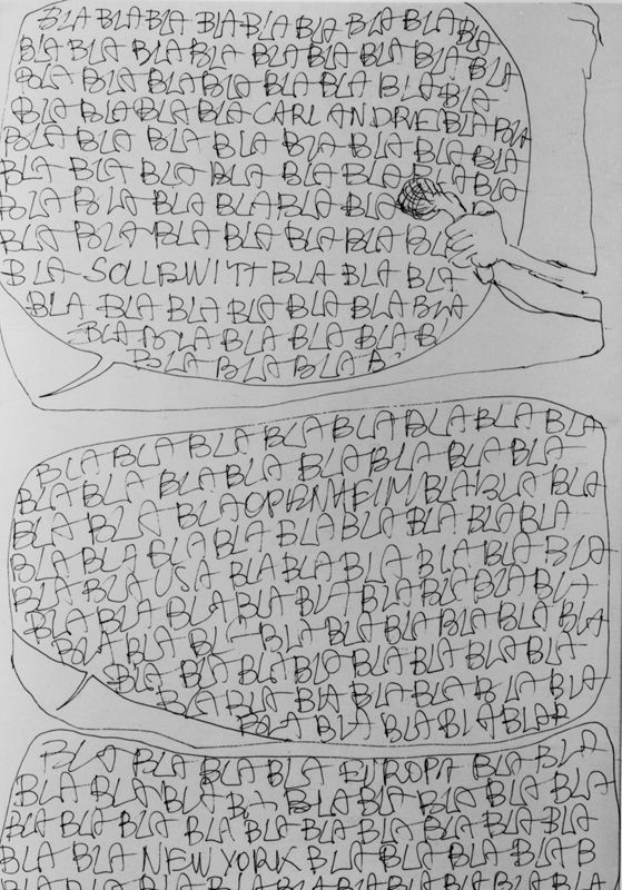 Interview Dan and language(reeks van 6 tekeningen)