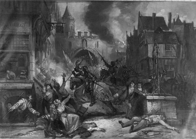 Nederlaag van de Hertog van Anjou te Antwerpen (I)