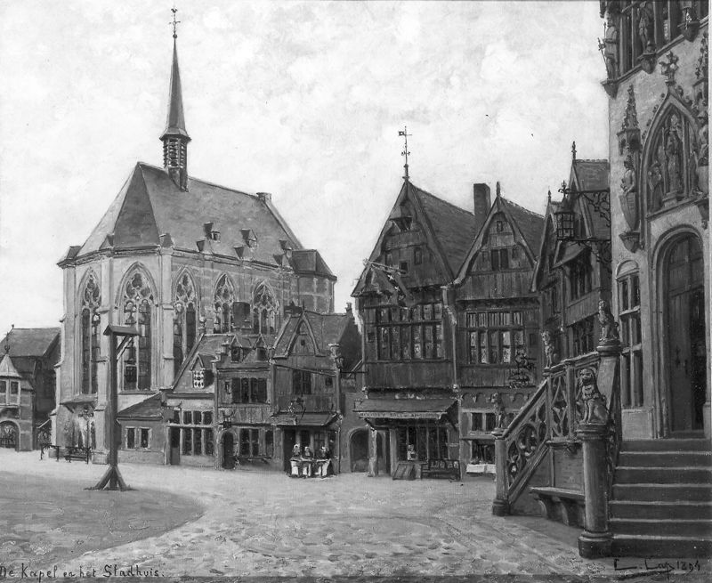 De kapel en het stadhuis