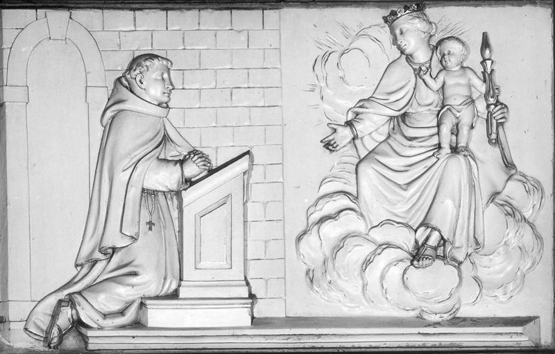 bas-relief[sculpture] / Kerk Sint-Antonius van Padua[Antwerpen]