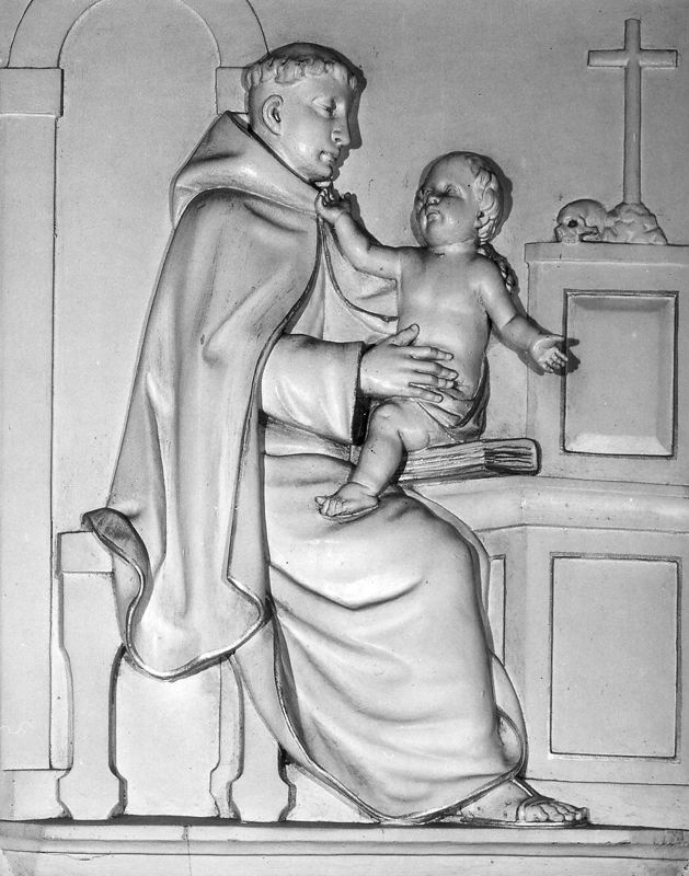 bas-relief[sculpture] / Kerk Sint-Antonius van Padua[Antwerpen]