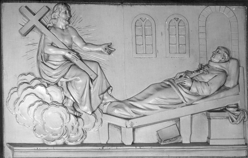 bas-relief[sculpture] / Kerk Sint-Antonius van Padua[Antwerpen]