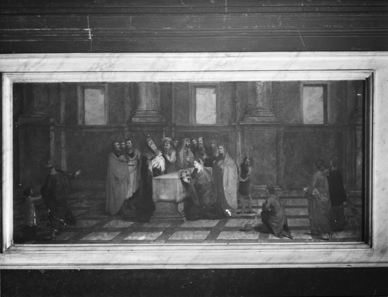 Opdracht van Jezus in de tempel