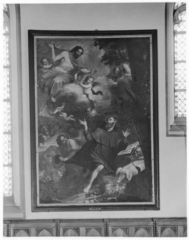 Christus verschijnt aan de H. Antonius abt